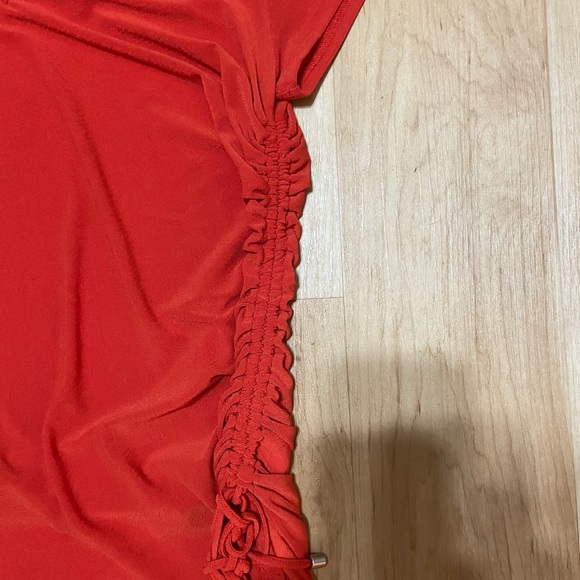 Orange Jones NY Side Ruched Shirt - Picture 2 of 2